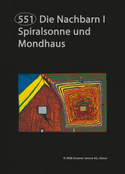 Opal 4-fach Hundertwasser - Spiralsonne und Mondhaus (Fb. 2100)