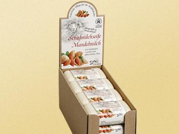 Saling Schafmilchseife - Mandelmilch, cosmos zertifiziert